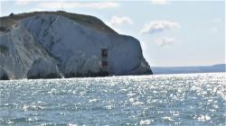 The Needles Channel Isle of Wight: gateway to the Solent.